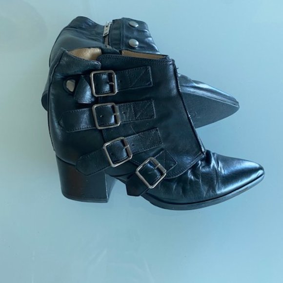 Golden Goose Leather Motto Boots. Size 36. (with dustbag) - Picture 3 of 4